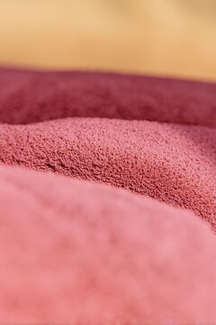 Pink Fuzzy Beaded Textile Texture