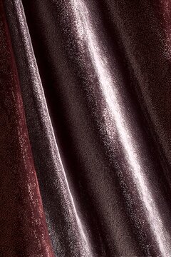 Shimmering Burgundy Fabric Fold