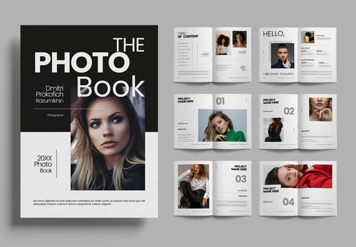 Photo Book Layout Template
