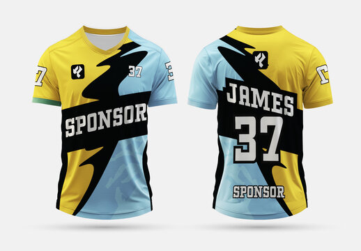 Modern Sports Jersey Template Design