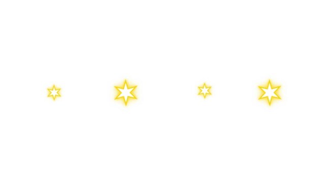 Golden star falling background