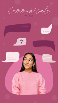 A promotional story template for dating apps and matchmaking platforms. Designed to highlight romantic features, user connections, and love-focused mobile experiences.