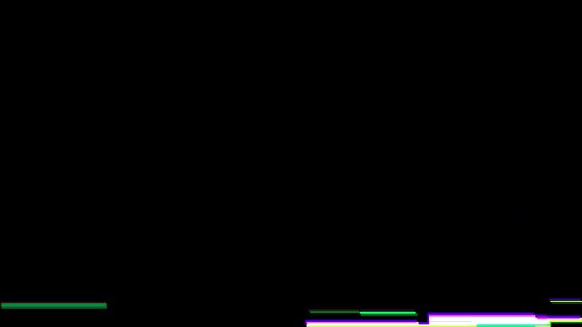 VHS Glitch tv signal transition digital distortion noise overlay 