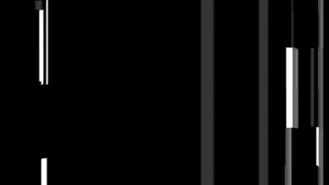 VHS Glitch tv signal transition digital distortion noise overlay 