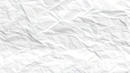 Obraz premium White paper crumpled paper background texture pattern overlay