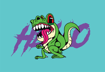 christmas cute monster kaiju for kids background for halloween