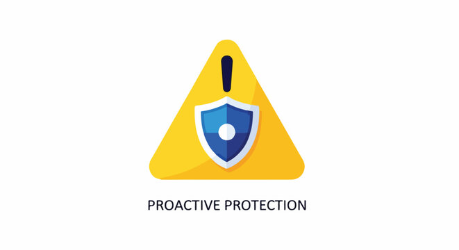 Proactive Protection Icon symbolizing security and defense against threats