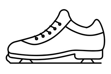 ice skates isolated on white background