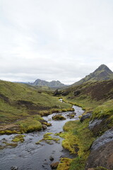 Mountain landscape Iceland