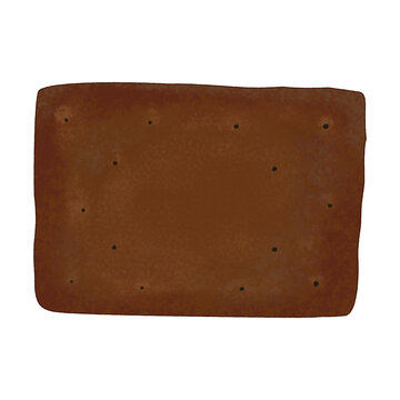 Cream Square Cookie