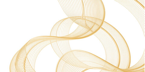 Luxury abstract wave pattern, elegant gold lines background. Modern Japanese vector design, flowing curves, cloud, water, premium wallpaper, poster 
