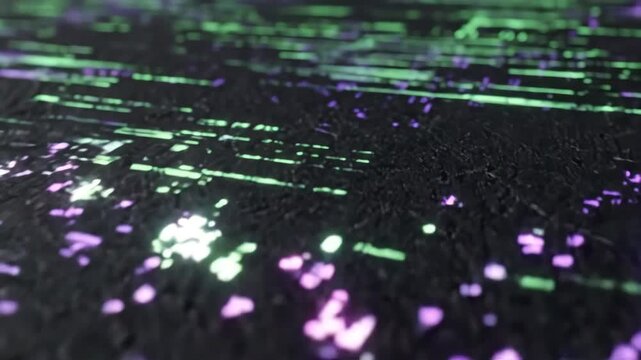 Dynamic Futuristic Glitch: Abstract Pixel Sorted Data Stream Background