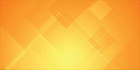 Vibrant Orange Geometric Background With Abstract Squares And Gradients For Design Projects