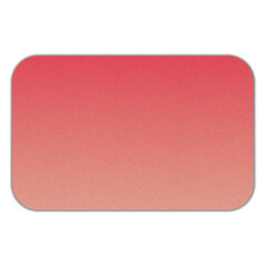 Isolated glossy vibrant gradient color grainy texture square button template featuring a blank plastic frame icon element for web business design on a vector background