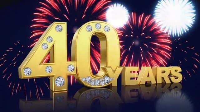 Happy New Year 2012 fireworks illustration with gold 3D text and 2013 holiday celebration number design vector symbol for a business sale card decoration concept