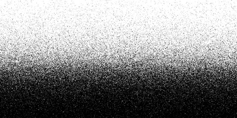 Noise grain background, pointillism dots gradient or dotwork pattern, vector stipple effect. Grain noise halftone or grainy texture or dotwork grain noise © Iflah
