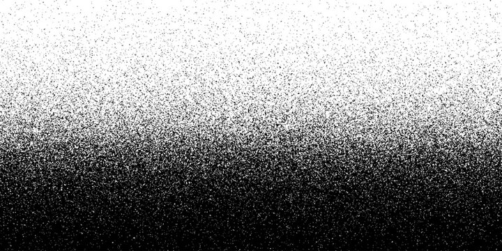 Noise grain background, pointillism dots gradient or dotwork pattern, vector stipple effect. Grain noise halftone or grainy texture or dotwork grain noise