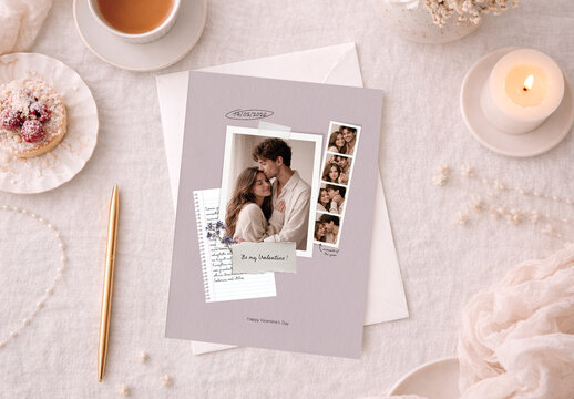 Aesthetic Valentine's Day Card