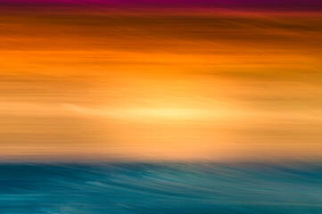 Obraz premium abstract sunset at the beach