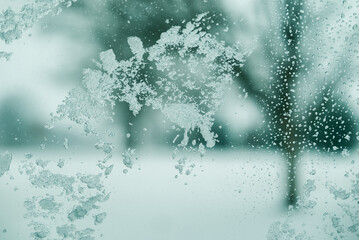 Snow in the Ozark Mountains Missouri