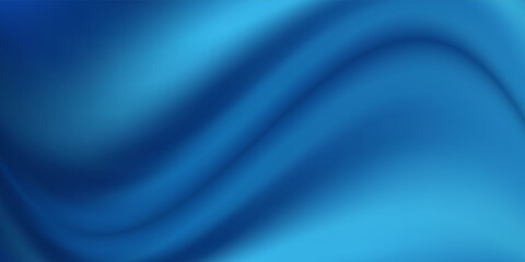 Obraz premium Smooth wave for abstract background of blue cloth, Fabric wave texture.