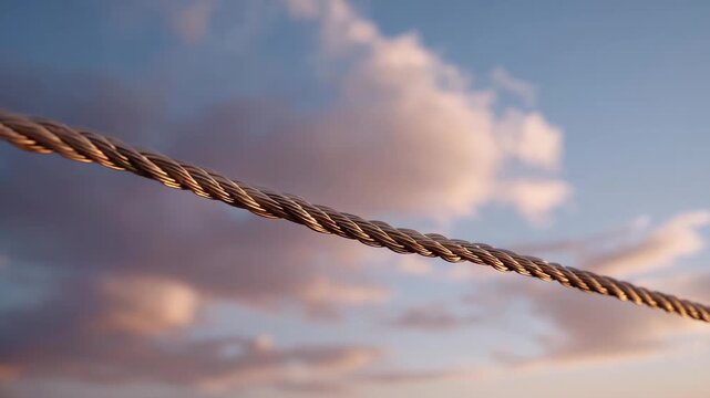 Isolated connection shown through abstract network gap bridged by single line, digital technology background, communication tension, minimalism and modern cyber concept cinematic color correction,