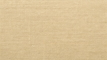 Fototapeta premium Close Up Of Beige Textured Fabric With Horizontal Lines Detailed Macro View Of Natural Material