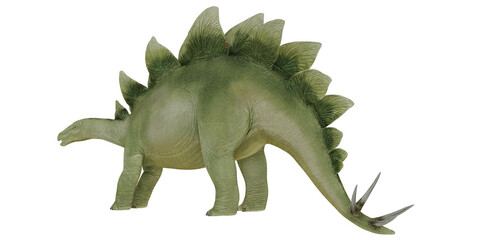 Stegosaurus dinosaur figurine in side view. © Ilie