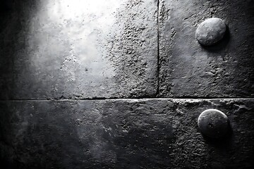 Riveted Stone Block Wall