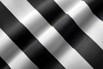 Wavy Black White Stripes