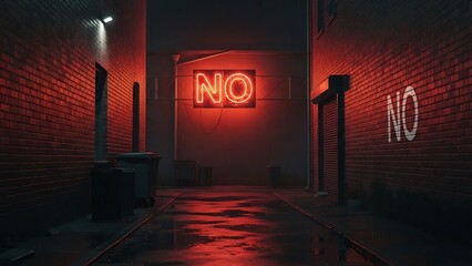 red light in the dark room with number 40 