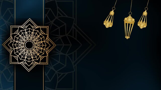 Shimmering Motion Astral Resonance Mandala Ramadan Animation