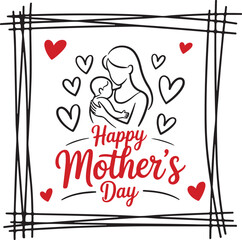 Mother&rsquo;s Day Celebration Banner Illustration &ndash; Love, Family & Appreciation