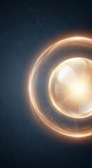Obraz premium Luminous Sphere with Protective Glow for Security Concept