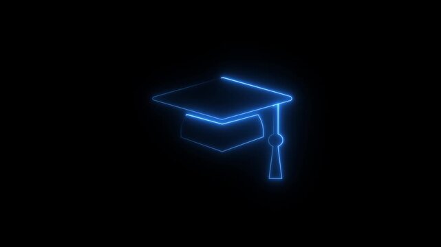 Graduation cap icon. line and glyph version, student hat outline and filled vector sign. Academic cap linear and full pictogram. Education symbol, logo illustration, modern education icon set