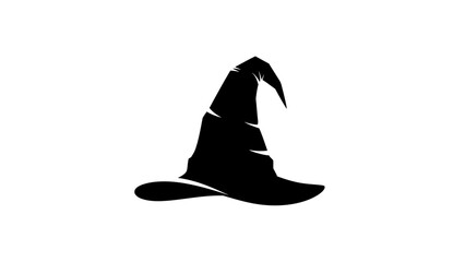 Witch Hat Flat Icon for Halloween Design