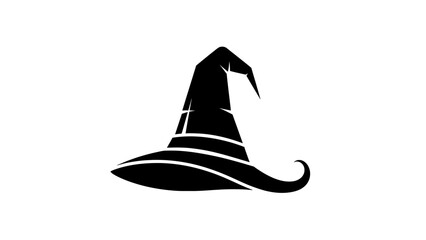 Witch Hat Flat Icon for Halloween Design