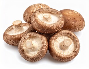Shiitake-Pilze isoliert