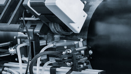 Ultrasonic and X-ray industrial equipment for testing the quality of a weld on a large diameter...