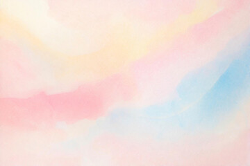 smoot watercolor backgroud on white paper.