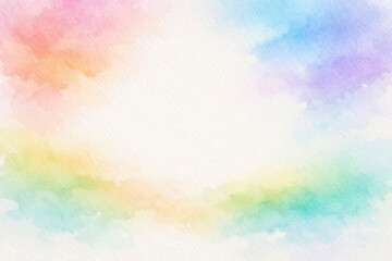 smoot watercolor backgroud on white paper.