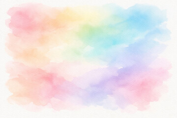 Abstract pink watercolor on white background.The color splashing in the paper.It is a hand drawn.