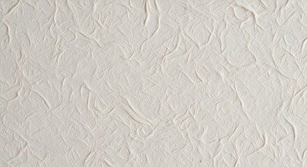 Fototapeta premium Close-up view of crumpled white paper texture on a flat surface