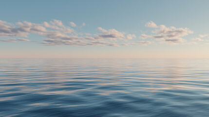 Fototapeta premium A clean coastal scene for relaxation concepts.