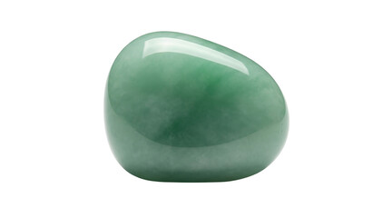 Polished green jade stone for wellness and relaxation