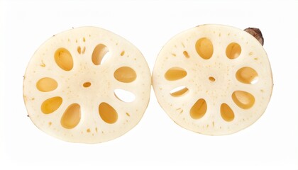 Obraz premium Lotuswurzel isoliert