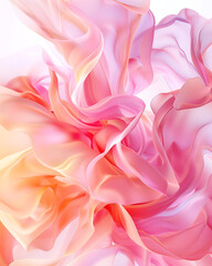 Obraz premium Abstract Pink Flowing Fabric Background