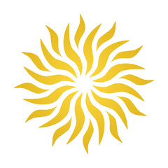 abstract sun vector illustration © Asep