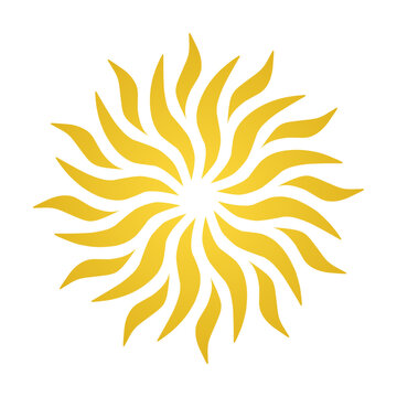 abstract sun vector illustration