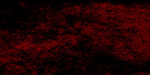 A dark red abstract background features a grungy textured pattern with vintage paint drips and an aged paper design that evokes a moody horror aesthetic for an artistic wall backdrop